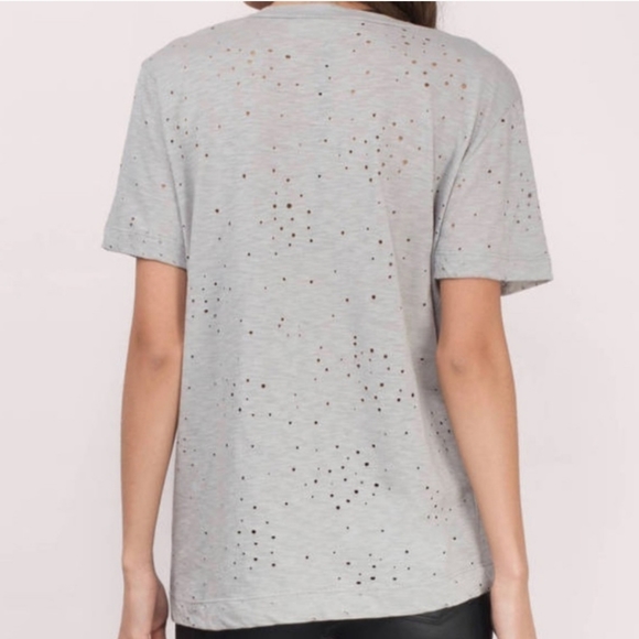 NWT Oversized distressed t shirt - Picture 2 of 4